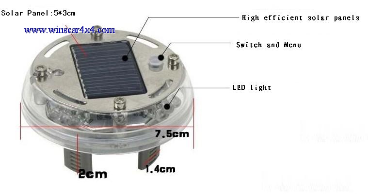 Solar Flash Wheels Light